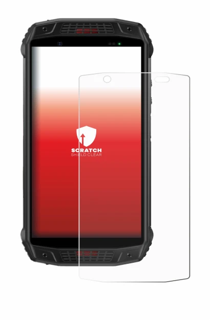 Abbildung des Geräts Ulefone Armor 15 mit einer Vielzahl des Displayschutzes.
