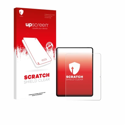Vorderseite einer Produktverpackung mit dem Markenlogo upscreen. Daneben ist das Gerät Teclast Artpad Pro mit dem zugehörigen