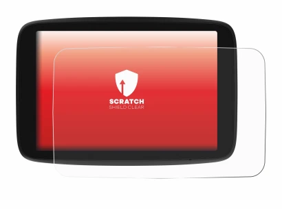 Abbildung des Geräts TomTom Go Navigator 7 (2. Generation) mit einer Vielzahl des Displayschutzes.