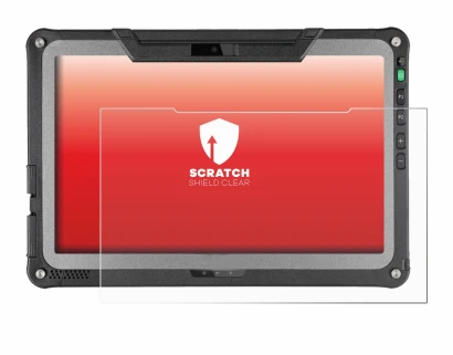 Abbildung des Geräts Getac F110 G7 mit einer Vielzahl des Displayschutzes.