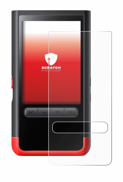 Abbildung des Geräts ThermoMaven P2 mit einer Vielzahl des Displayschutzes.