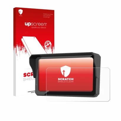 Vorderseite einer Produktverpackung mit dem Markenlogo upscreen. Daneben ist das Gerät Carpuride W602S Pro mit dem zugehörigen
