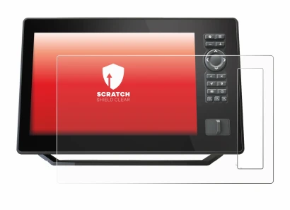 Abbildung des Geräts Humminbird Xplore 9 mit einer Vielzahl des Displayschutzes.