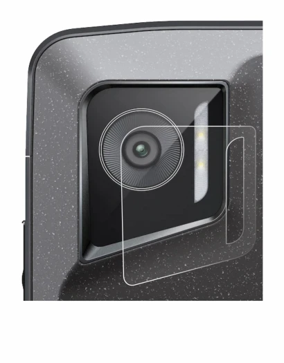 Abbildung des Geräts Crosscall Stellar M6E (NUR Kameraschutz) mit einer Vielzahl des Displayschutzes.