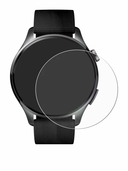 Abbildung des Geräts Xiaomi Watch 5 (47 mm) mit einer Vielzahl des Displayschutzes.