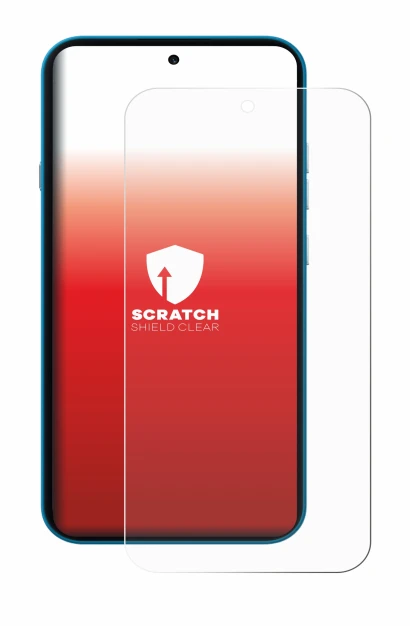Abbildung des Geräts Nothing Phone (4a) mit einer Vielzahl des Displayschutzes.