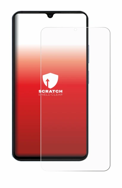 Abbildung des Geräts Blackview Wave 10C mit einer Vielzahl des Displayschutzes.