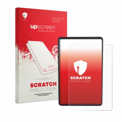 Vorderseite einer Produktverpackung mit dem Markenlogo upscreen. Daneben ist das Gerät Bafang VD04 mit dem zugehörigen Display