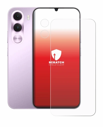 Abbildung des Geräts realme C100i (Display+Kamera) mit einer Vielzahl des Displayschutzes.