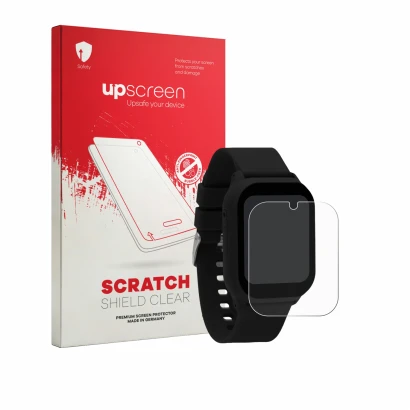 Vorderseite einer Produktverpackung mit dem Markenlogo upscreen. Daneben ist das Gerät One2Track Connect You mit dem zugehörig