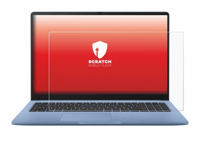Abbildung des Geräts ASUS Chromebook CM15 mit einer Vielzahl des Displayschutzes.
