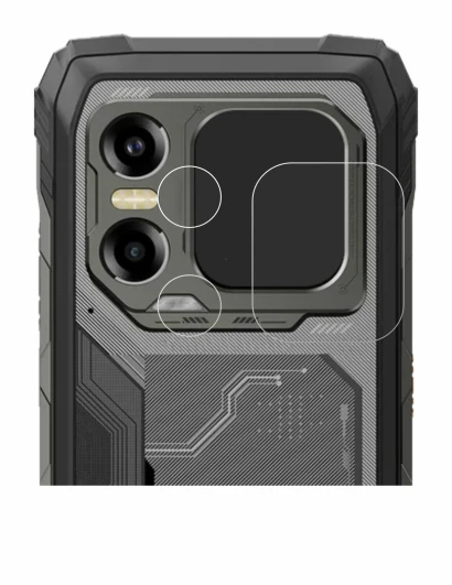 Abbildung des Geräts Blackview Xplore X1 (NUR Kameraschutz) mit einer Vielzahl des Displayschutzes.