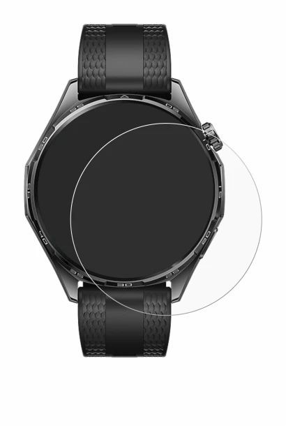 Abbildung des Geräts Huawei Watch GT 7 (46 mm) mit einer Vielzahl des Displayschutzes.