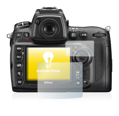 Abbildung des Geräts Nikon D700 mit einer Vielzahl des Displayschutzes.