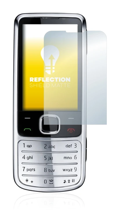 Abbildung des Geräts Nokia 6700 classic mit einer Vielzahl des Displayschutzes.