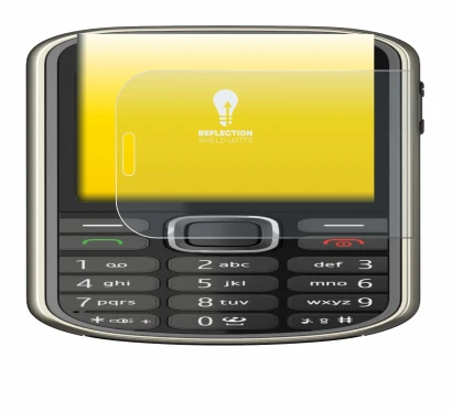 Abbildung des Geräts Nokia 3720 classic mit einer Vielzahl des Displayschutzes.