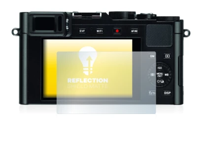 Abbildung des Geräts Leica D-Lux (Typ 109) mit einer Vielzahl des Displayschutzes.