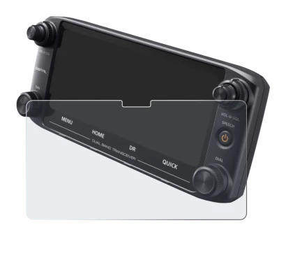 Abbildung des Geräts Icom ID-5100 mit einer Vielzahl des Displayschutzes.