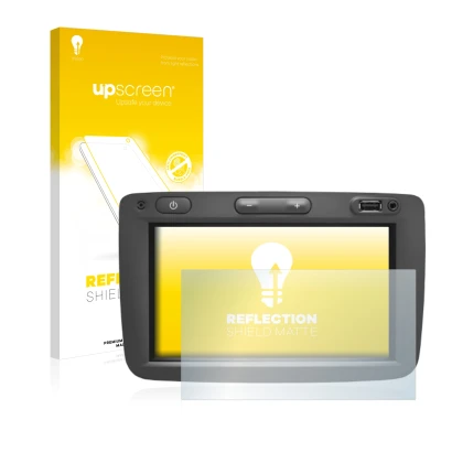 Vorderseite einer Produktverpackung mit dem Markenlogo upscreen. Daneben ist das Gerät Dacia Media Nav mit dem zugehörigen Dis