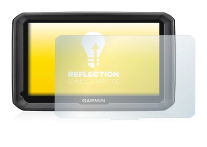 Abbildung des Geräts Garmin dezl 770 LMT-D mit einer Vielzahl des Displayschutzes.