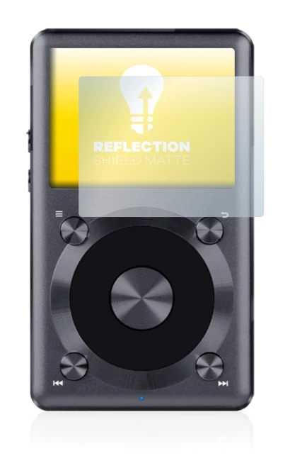 Abbildung des Geräts FiiO X3 II mit einer Vielzahl des Displayschutzes.