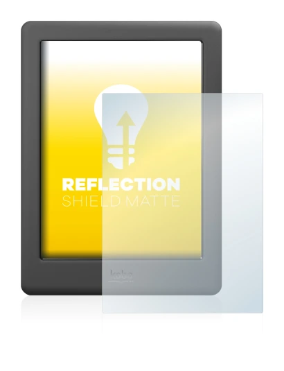 Abbildung des Geräts Kobo Glo HD mit einer Vielzahl des Displayschutzes.