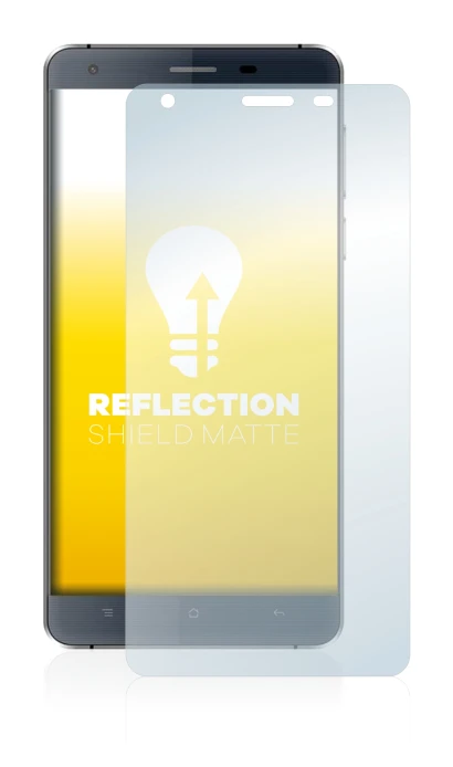 Abbildung des Geräts Oukitel K6000 mit einer Vielzahl des Displayschutzes.