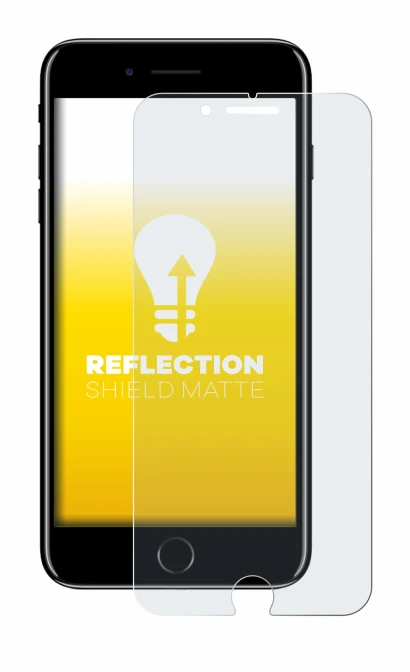 Abbildung des Geräts Apple iPhone 7 Plus mit einer Vielzahl des Displayschutzes.