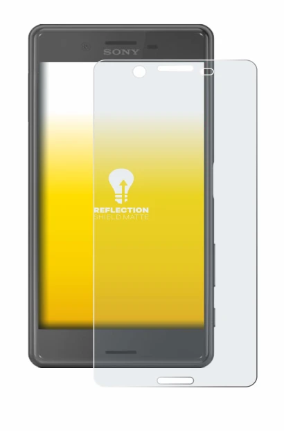 Abbildung des Geräts Sony Xperia X Performance mit einer Vielzahl des Displayschutzes.