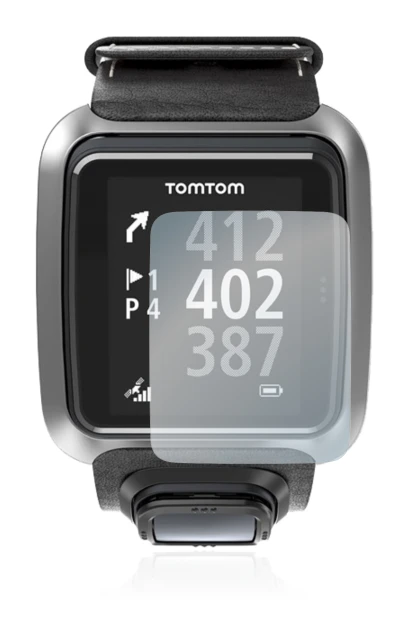Abbildung des Geräts TomTom Golfer 2 mit einer Vielzahl des Displayschutzes.