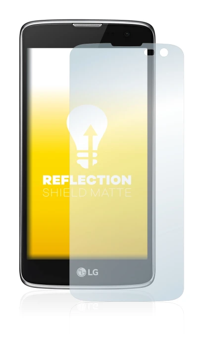 Abbildung des Geräts LG K7 (NUR Kamera rechts) mit einer Vielzahl des Displayschutzes.