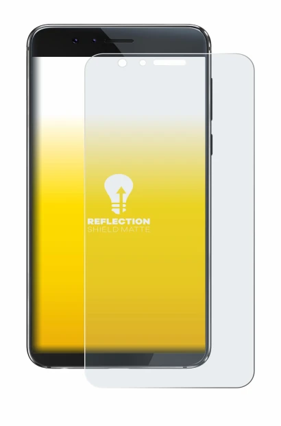 Abbildung des Geräts Honor 8 mit einer Vielzahl des Displayschutzes.