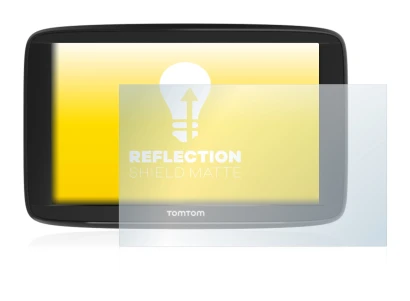 Abbildung des Geräts TomTom Start 62 mit einer Vielzahl des Displayschutzes.