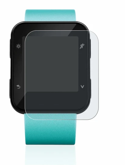 Abbildung des Geräts Garmin Forerunner 35 mit einer Vielzahl des Displayschutzes.