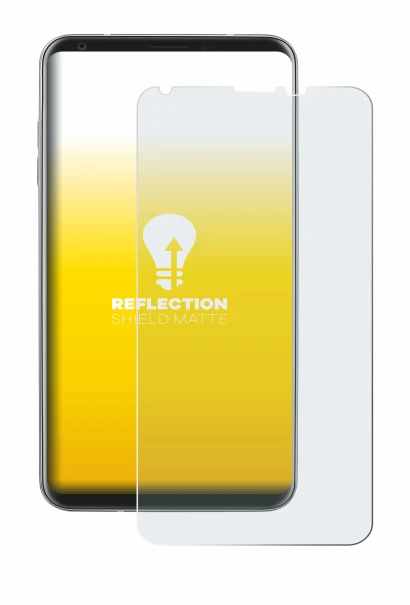 Abbildung des Geräts LG V30 mit einer Vielzahl des Displayschutzes.