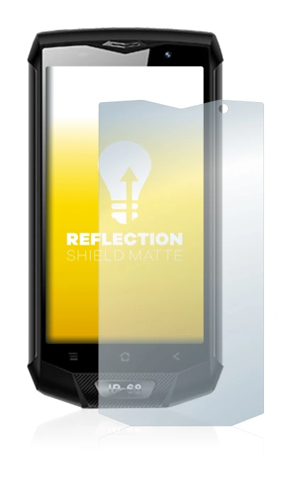 Abbildung des Geräts Blackview BV8000 Pro mit einer Vielzahl des Displayschutzes.