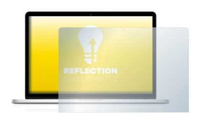 Abbildung des Geräts Apple MacBook Pro 15" 2017 mit einer Vielzahl des Displayschutzes.