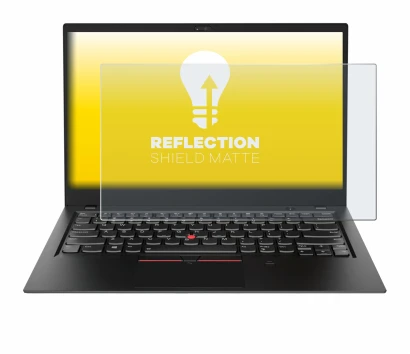 Abbildung des Geräts Lenovo ThinkPad X1 Carbon (6. Gen.) mit einer Vielzahl des Displayschutzes.
