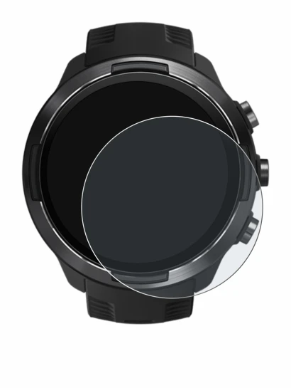 Abbildung des Geräts Suunto 9 mit einer Vielzahl des Displayschutzes.