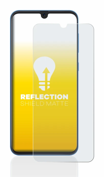 Abbildung des Geräts Samsung Galaxy A50 mit einer Vielzahl des Displayschutzes.