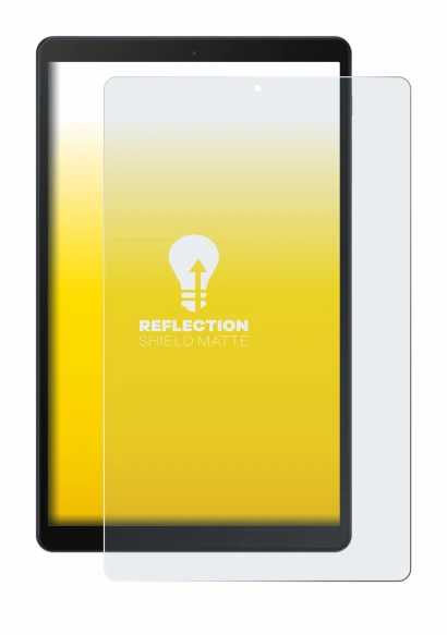 Abbildung des Geräts Samsung Galaxy Tab A 10.1 WiFi 2019 mit einer Vielzahl des Displayschutzes.