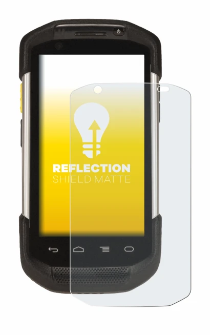 Abbildung des Geräts Zebra TC77 mit einer Vielzahl des Displayschutzes.