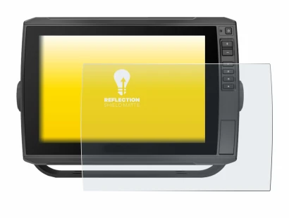 Abbildung des Geräts Garmin ECHOMAP Ultra 102sv mit einer Vielzahl des Displayschutzes.