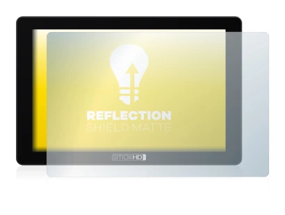 Abbildung des Geräts SmallHD 702 Touch mit einer Vielzahl des Displayschutzes.