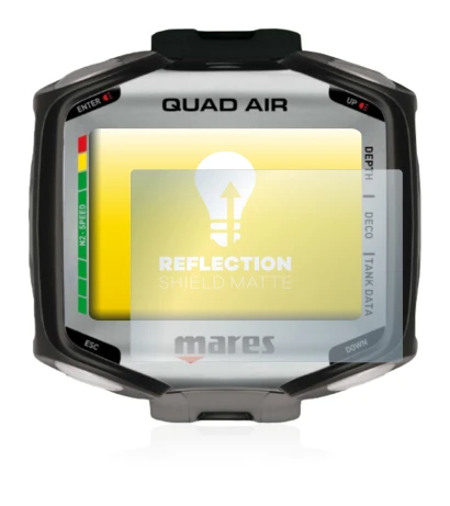 Abbildung des Geräts Mares Quad Air mit einer Vielzahl des Displayschutzes.