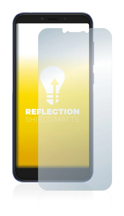 Abbildung des Geräts Alcatel 1S 2019 mit einer Vielzahl des Displayschutzes.