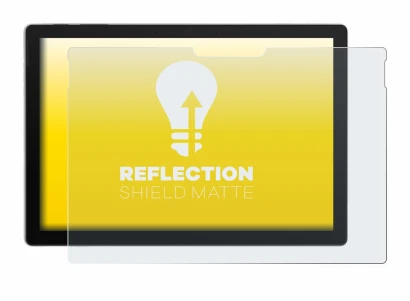 Abbildung des Geräts Microsoft Surface Pro 7 mit einer Vielzahl des Displayschutzes.