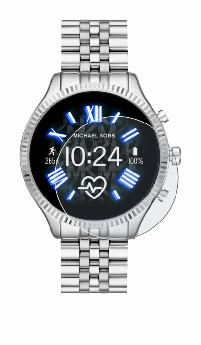 Abbildung des Geräts Michael Kors Access Lexington 2 mit einer Vielzahl des Displayschutzes.
