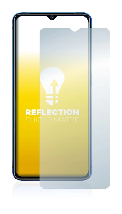 Abbildung des Geräts realme X2 Pro mit einer Vielzahl des Displayschutzes.