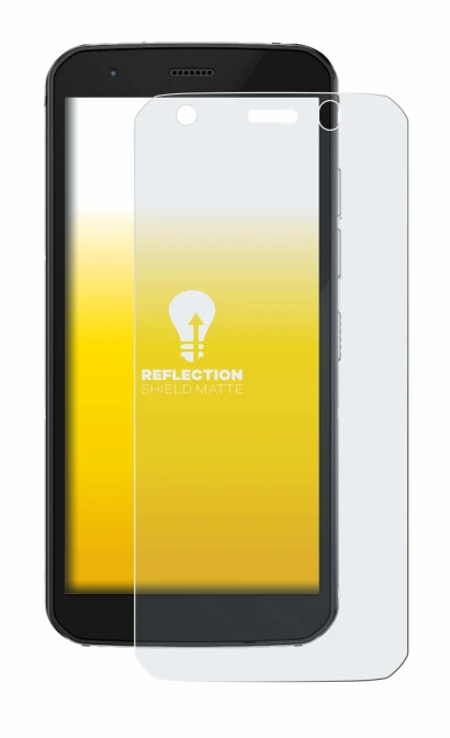 Abbildung des Geräts Caterpillar Cat S52 mit einer Vielzahl des Displayschutzes.